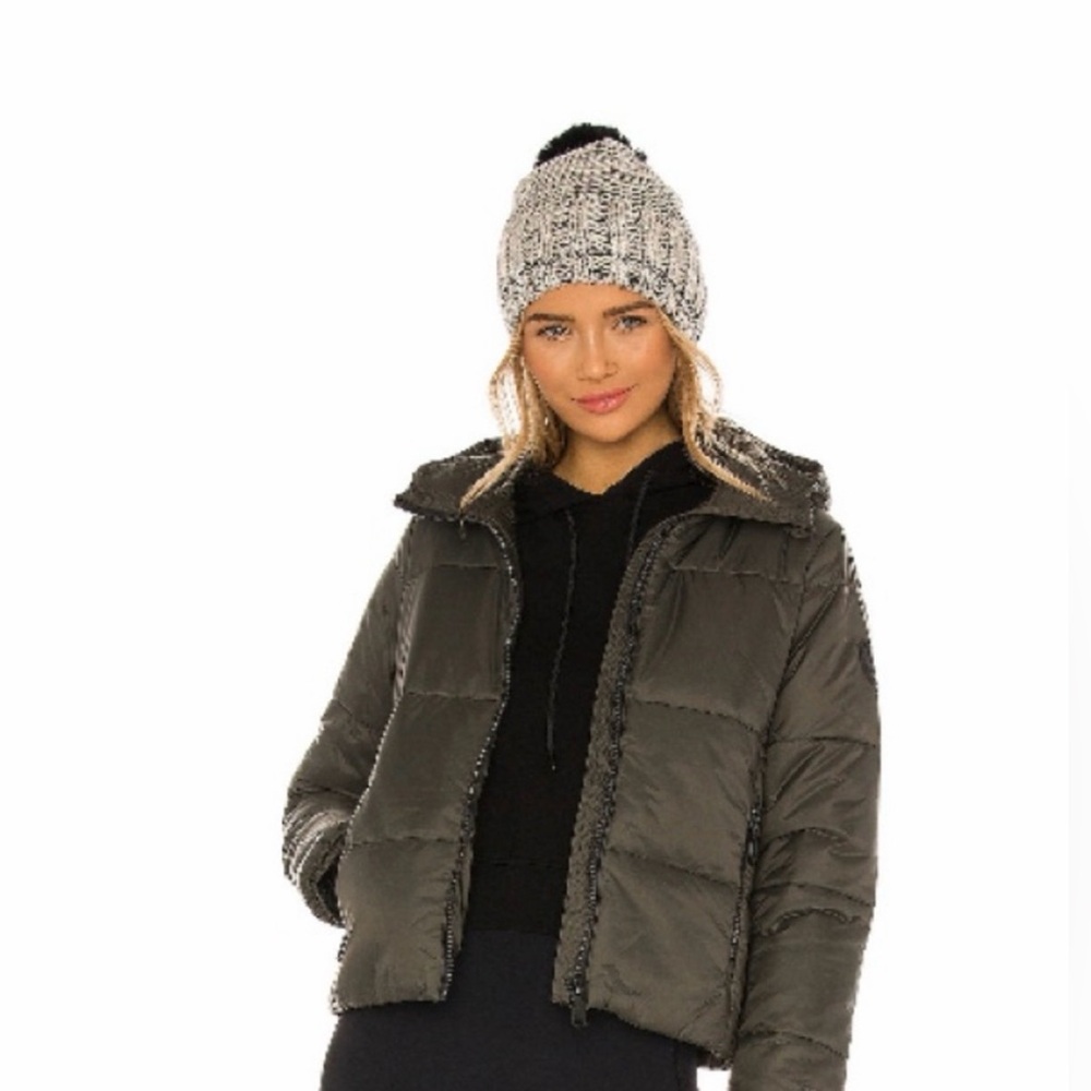 Alp-N-Rock Olive Hooded Puffer Jacket | Quilted Winter Coat | Size L